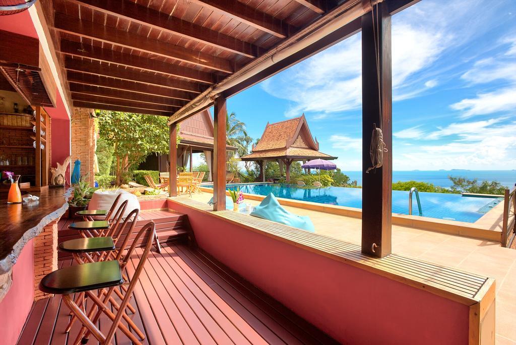 Villa Thai Teak - Panoramic Sea & Sunset Views Ko Samui Cameră foto