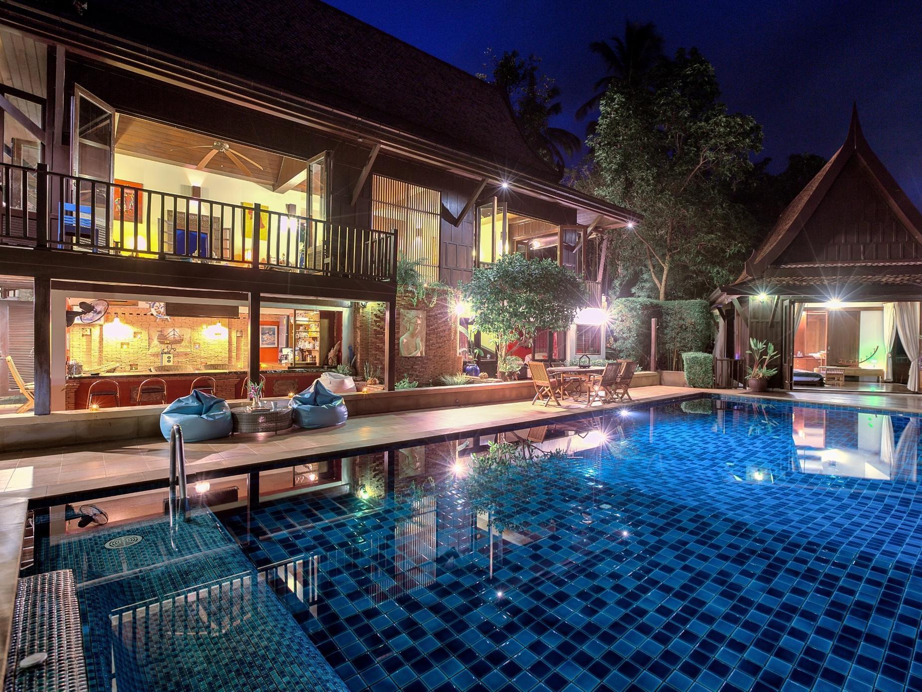 Villa Thai Teak - Panoramic Sea & Sunset Views Ko Samui Exterior foto